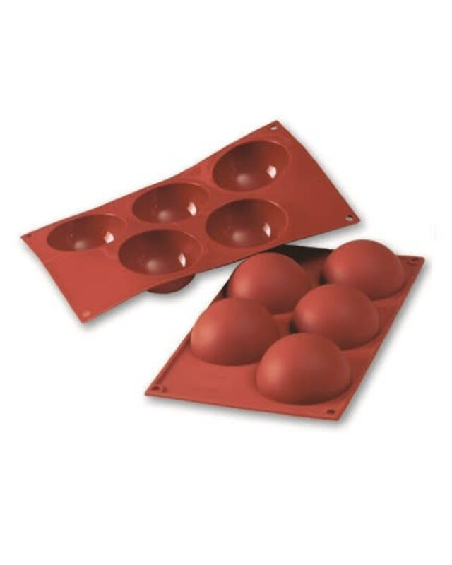 silikomart Siliconen Bakvorm Halve Bol Ø80h40mm (5)