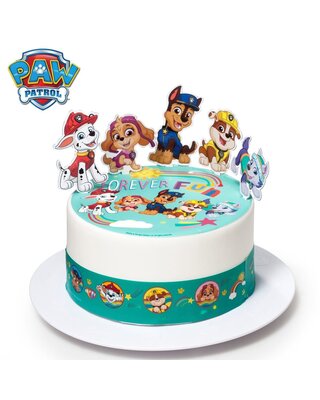 Taartdecoratie Sheets Paw Patrol Forever Fun Set/10
