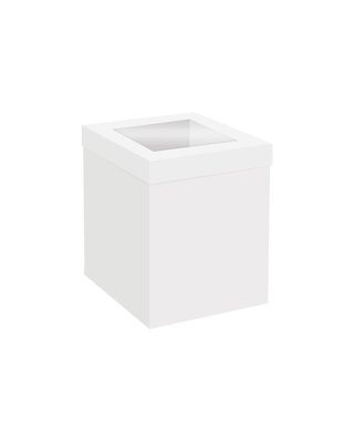 Simply Making Hoge Cake Box met Venster Wit 25x25x25 cm zv