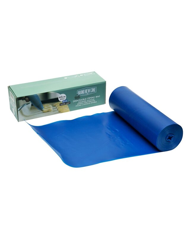 Brand New Cake Wegwerp Spuitzak Super Grip 40cm Blauw 100st