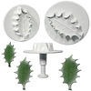 PME Holly Leaf Plunger Cutter Set/3 Large