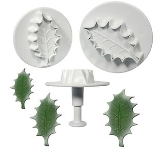 PME PME Holly Hulst Leaf Plunger Cutter Set/3 Large