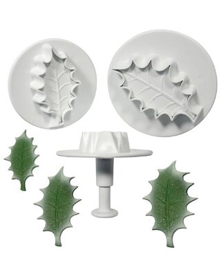 PME PME Holly Hulst Leaf Plunger Cutter Set/3 Large