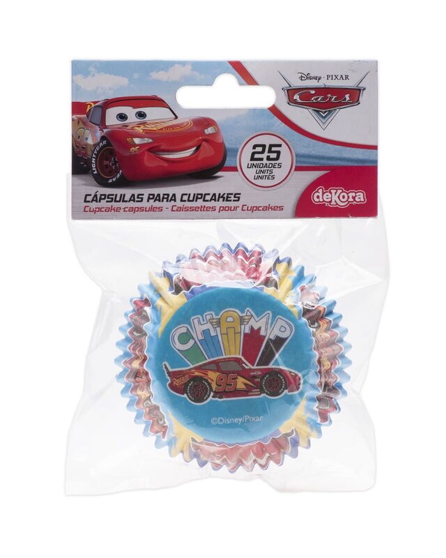 dekora Dekora Disney Cars Baking Cups pk/25