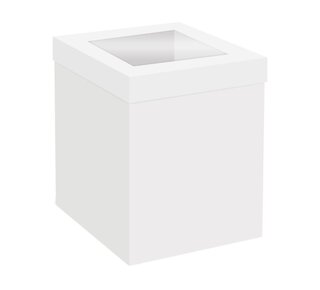 Simply Making Hoge Cake Box Venster Wit 40 x 40 x 30 cm