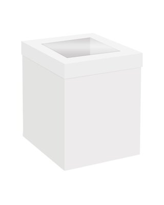 Simply Making Hoge Cake Box Venster Wit 40 x 40 x 30 cm