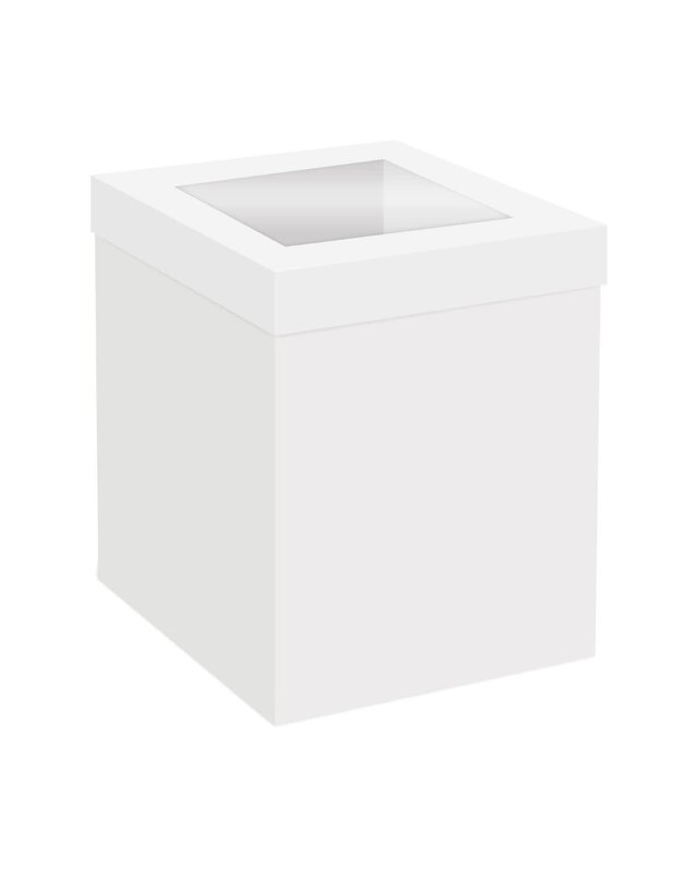 Simply Making Hoge Cake Box Venster Wit 40 x 40 x 30 cm