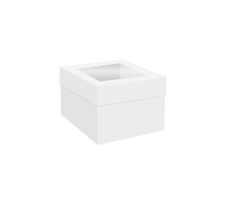 Simply Making Simply Making Hoge Cake Box Venster Wit 15 x15 x15 cm