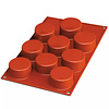 Siliconen Bakvorm Cilinder (9x) Ø5x2,7cm