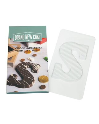 Brand New Cake Chocoladeletter Vorm 150g Letter S