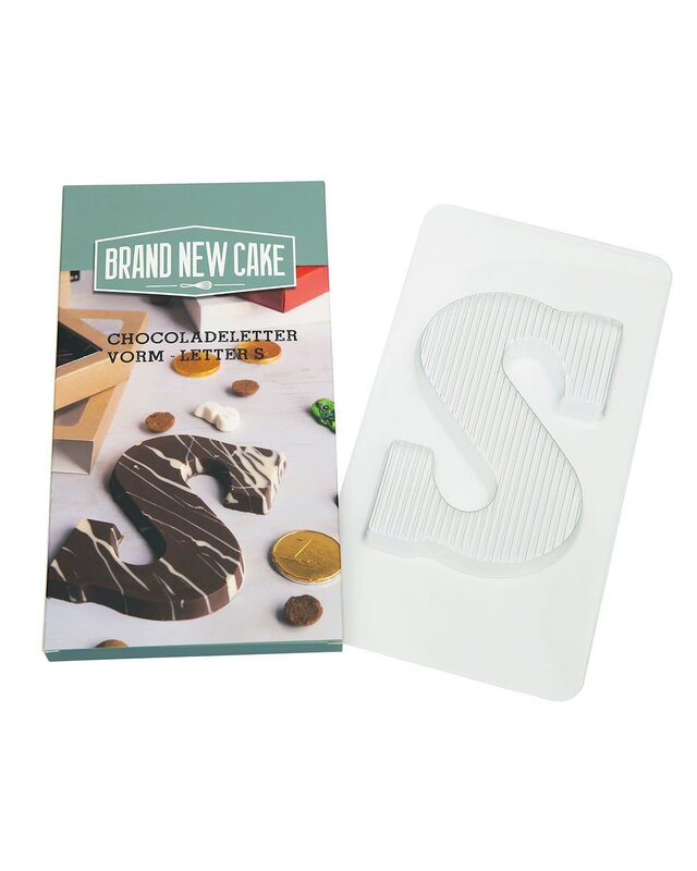 Brand New Cake Chocoladeletter Vorm 150g Letter S