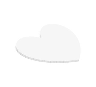 Simply Making Simply Making Matt Masonite Board Hart Wit 25 cm