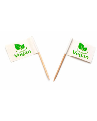 Vlagprikker Vegan 25st