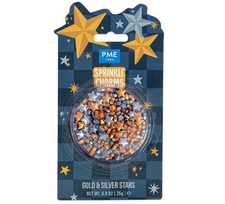 PME PME Sprinkle Charms Sterren Goud & Zilver