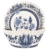 House of Marie Baking cups delfts blauw - pk/50