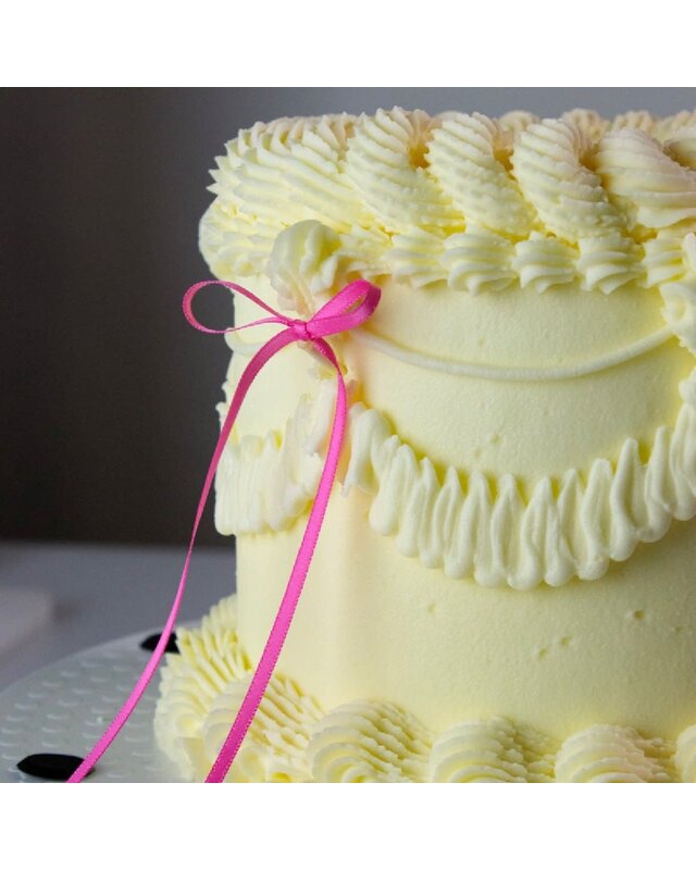 PME PME Taarttopper Lintstrik Roze 8st.