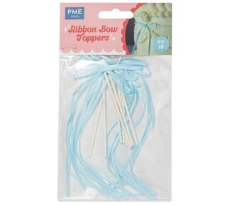 PME PME Taarttopper Lintstrik blauw 8st.