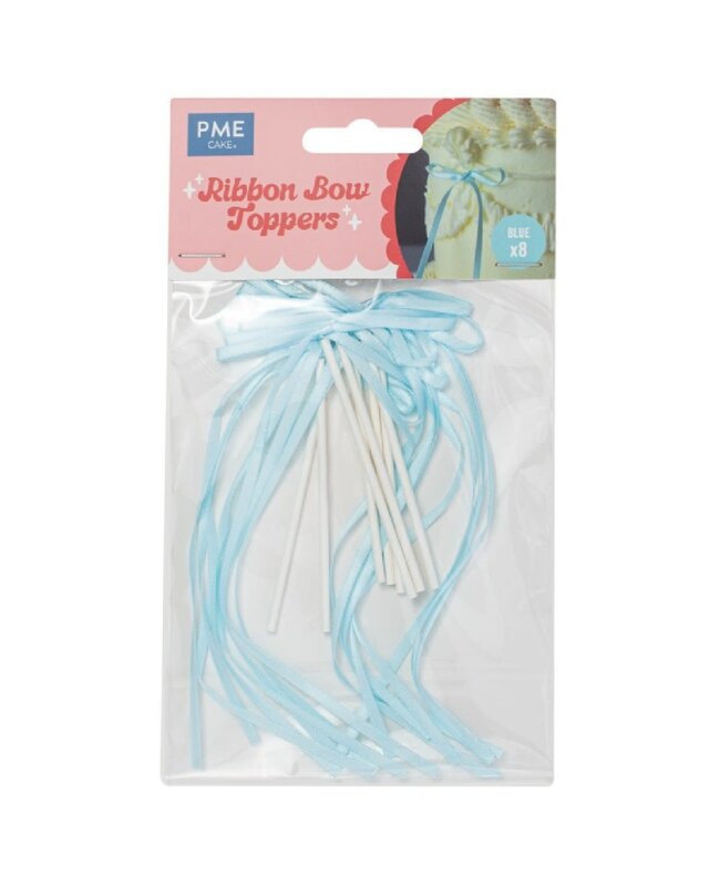 PME PME Taarttopper Lintstrik blauw 8st.