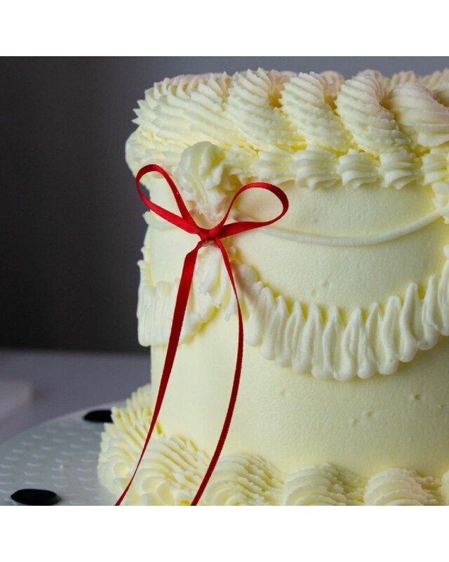 PME PME Taarttopper Bow Rood 8st.