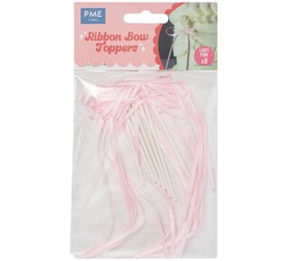 PME PME Taarttopper Lintstrik licht roze 8st.