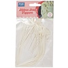 PME Taarttopper Lintstrik wit  8st.