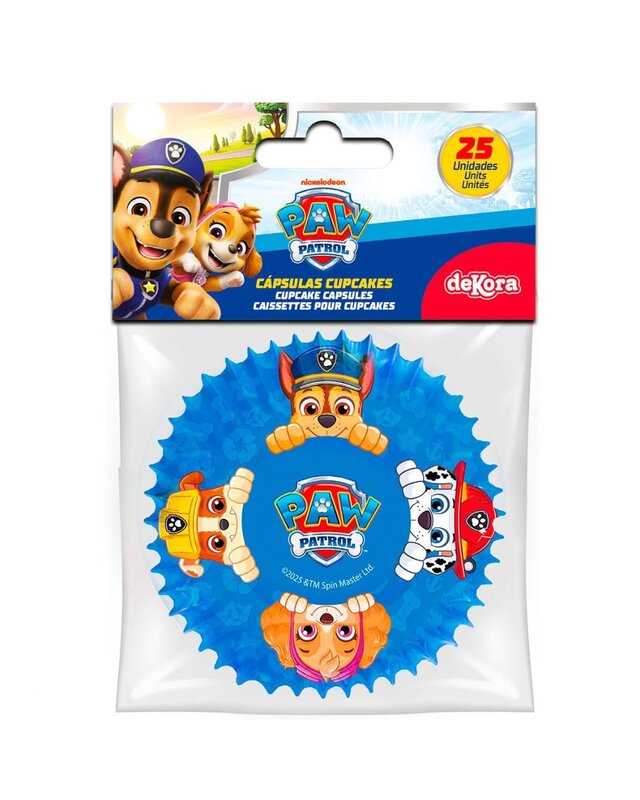 dekora Dekora Paw Patrol Baking Cups pk/25