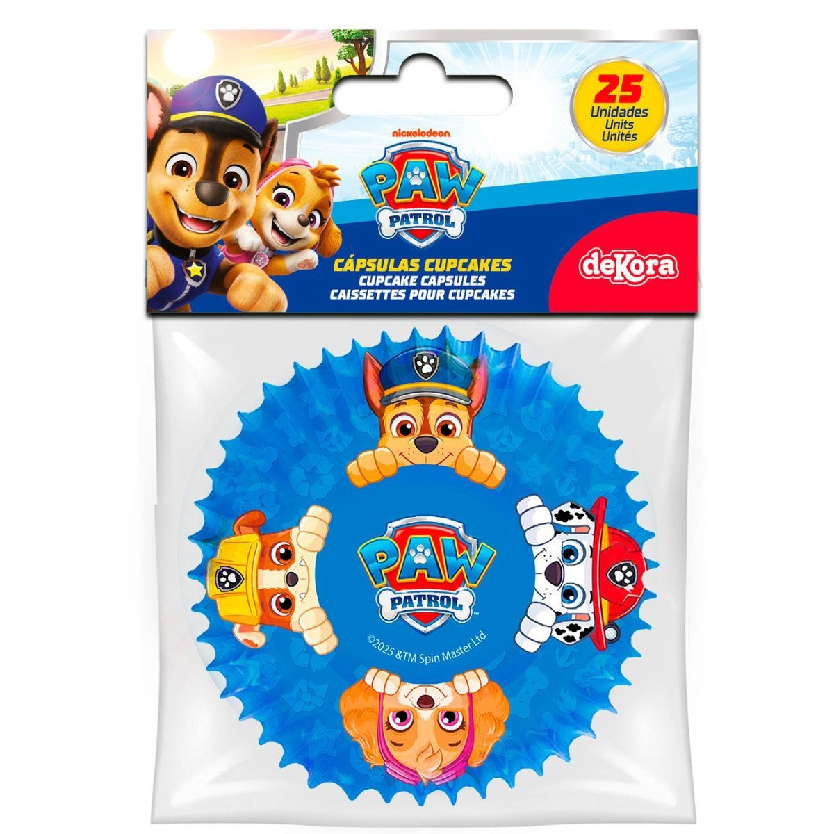 dekora Dekora Paw Patrol Baking Cups pk/25