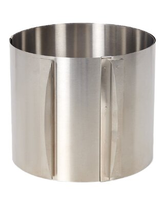 Patisse Patisse Taartring Verstelbaar RVS Ø16-30x15(h)cm