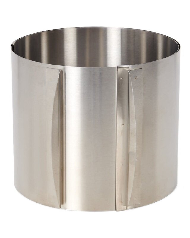 Patisse Patisse Taartring Verstelbaar RVS Ø16-30x15(h)cm