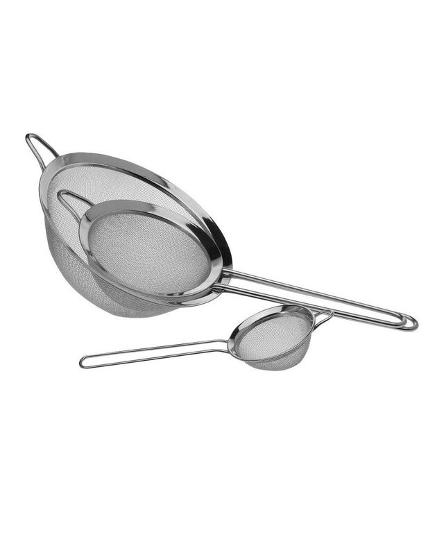Zeef RVS Set/3