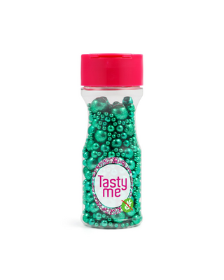 tastyme Metallic Pearls Sprinkles mix Groen 75g - glutenvrij
