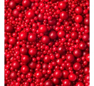 tastyme Suikerparels  Sprinkles mix rood 70g - glutenvrij