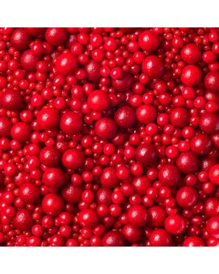 tastyme Suikerparels Sprinkles mix rood 70g - glutenvrij