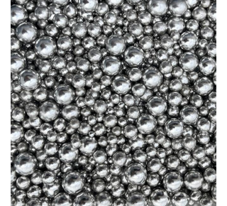 tastyme Metallic Pearls Sprinkles mix Zilver 75g - glutenvrij