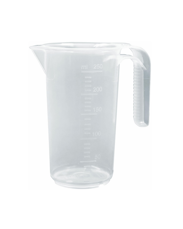 Maatbeker Kunststof, 0,25 liter