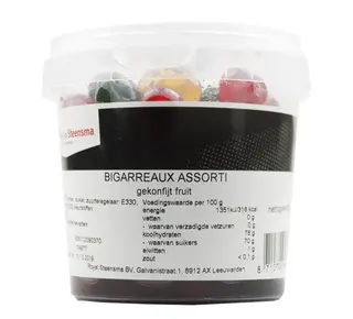 Bigarreaux Assorti 18-20mm 475gr.