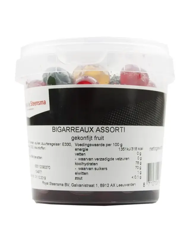 Bigarreaux Assorti 18-20mm 475gr.