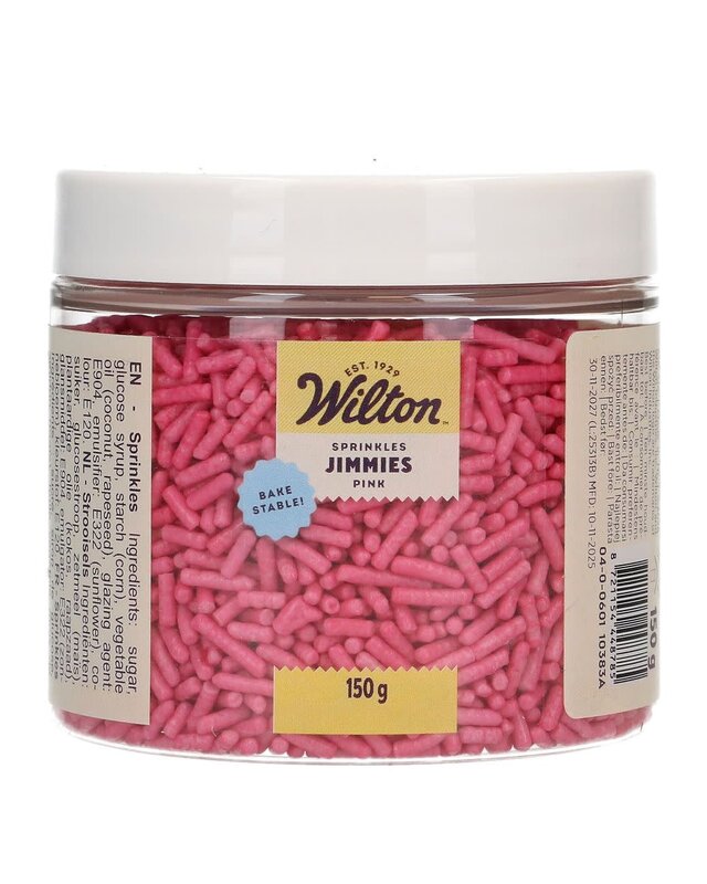 wilton Wilton Jimmies roze 150g