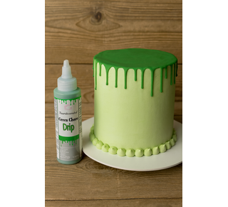 Taartdecoratief drip it groen 120gr