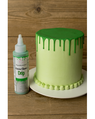 Taartdecoratief drip it groen 120gr