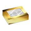 Simply Making Cupcake Box Venster Goud Metallic 6 pk/2