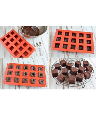 Martellato Siliconen Bakvorm mini Kubus 35x35x35mm