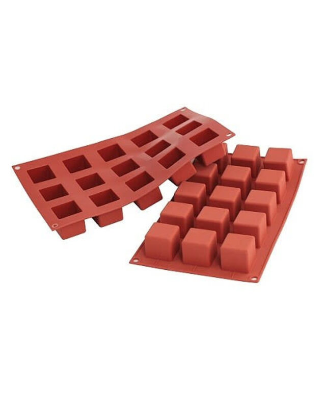Martellato Siliconen Bakvorm mini Kubus 35x35x35mm