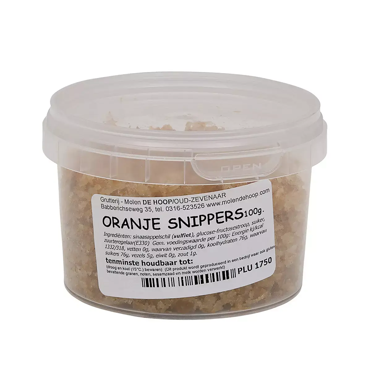 Molen de Hoop Molen de Hoop Oranjesnippers 100gr