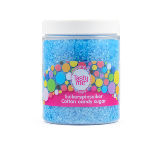 tastyme Suikerspinsuiker met bosbessensmaak 250g