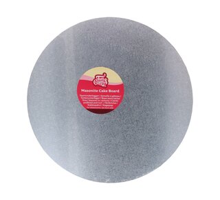Funcakes FunCakes Masonite Cake Board Rond Ø25 cm - Zilver