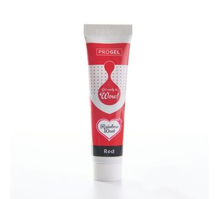 rainbowdust progel concentrated colour red rood