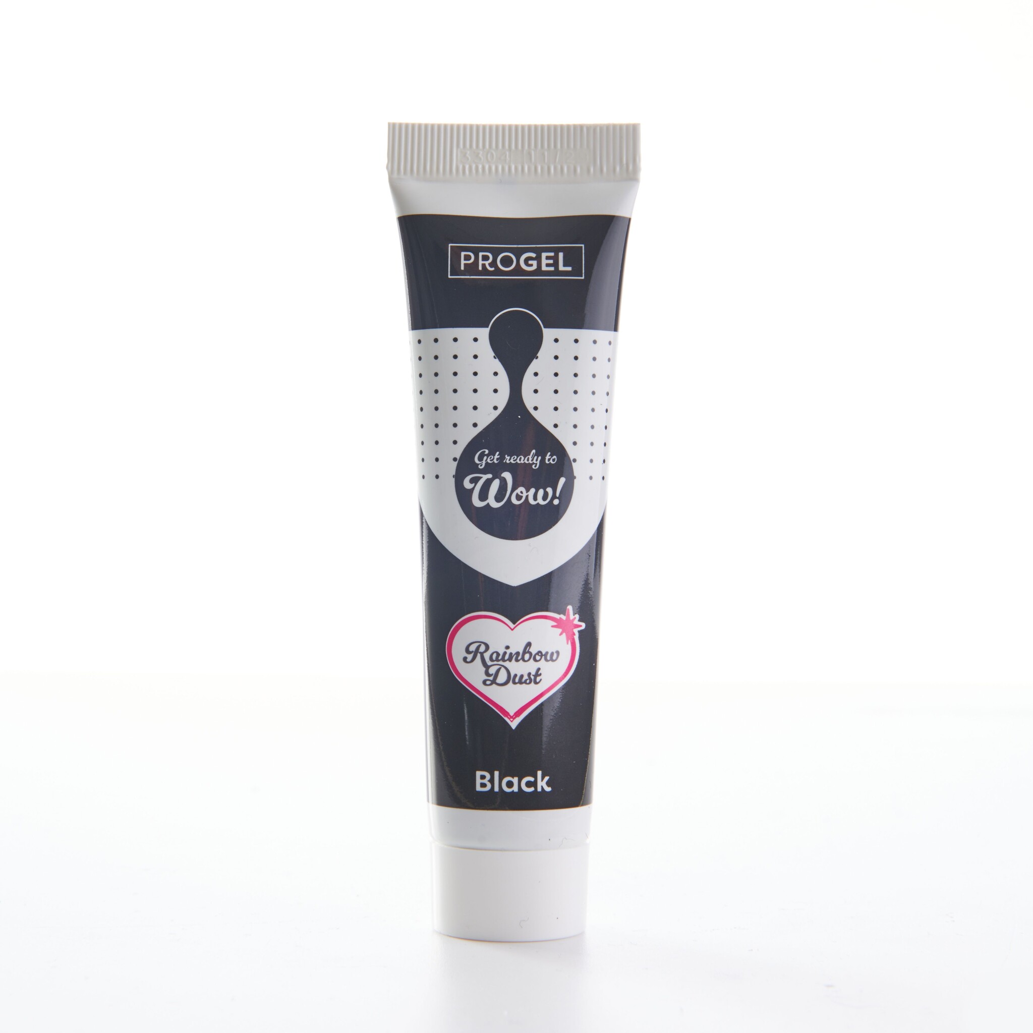 rainbowdust progel concentrated colour black zwart