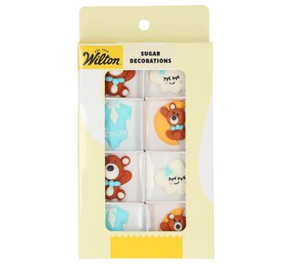 wilton Wilton Suikerdecoraties Baby Blauw set/8