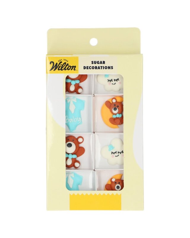 wilton Wilton Suikerdecoraties Baby Blauw set/8